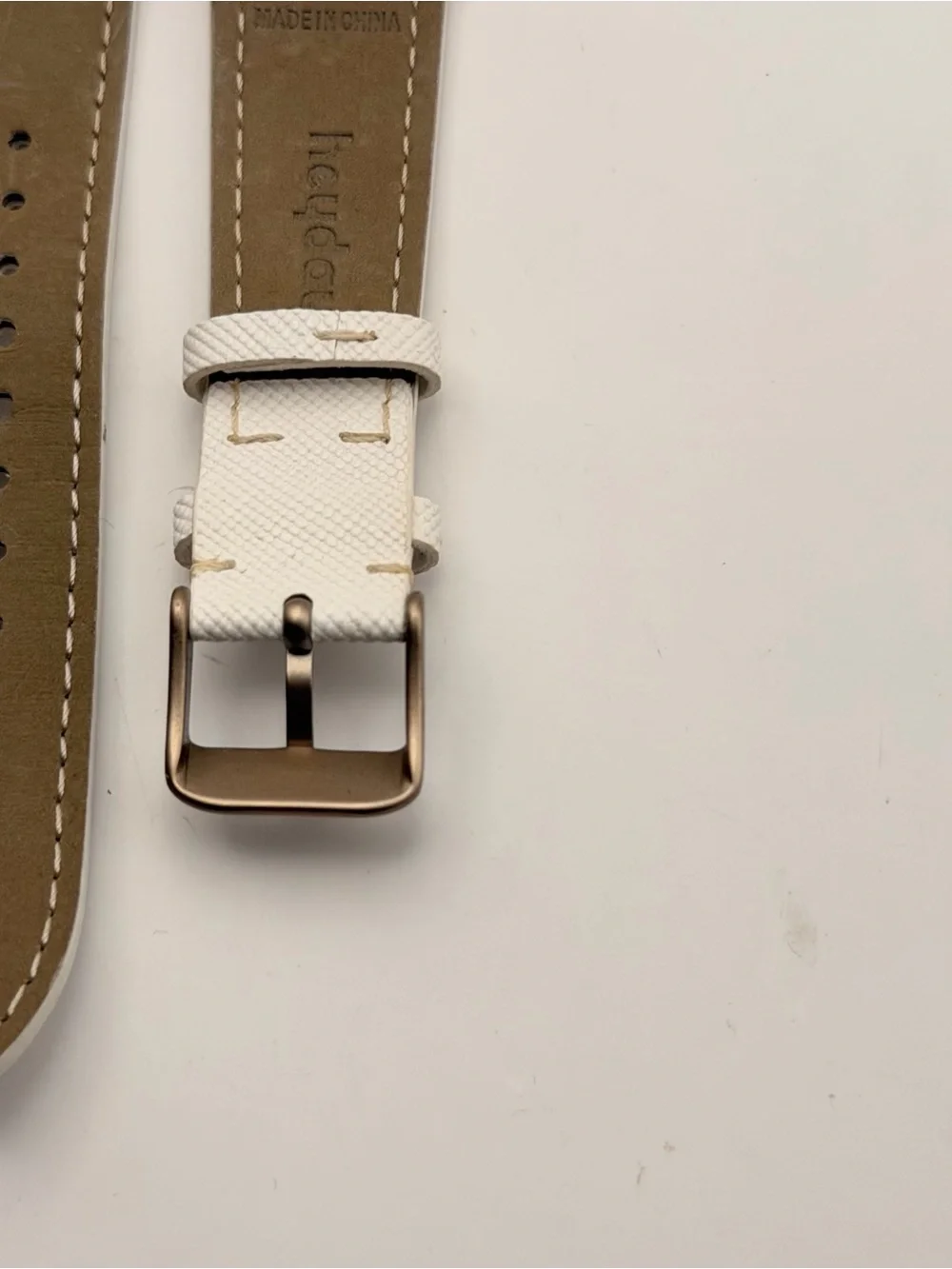 Heyday White Leather & Rose Gold, new, 38/40/41mm, Apple Watch Band